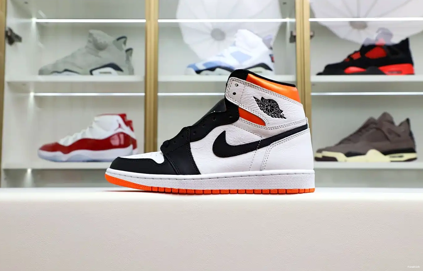 OG Electro Orange' Jordan High 1 Retro Air 0416